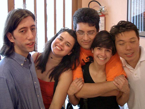 A turma, fotografada pelo Ricardo